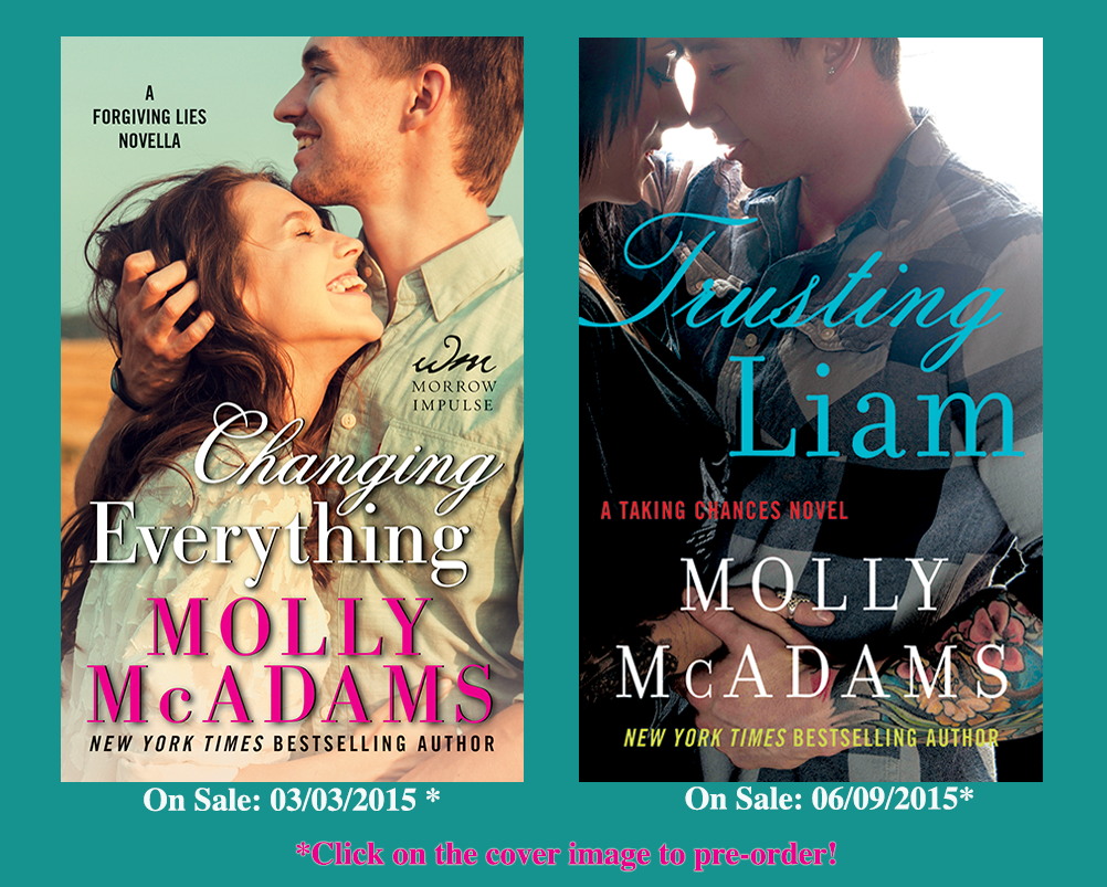 Double Cover Reveal | Changing Everything & Trusting Liam by Molly McAdams