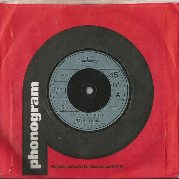 FRANKIE AVALON - Beauty School Dropout/midnight Lady