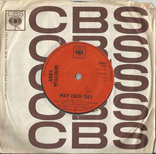 ANDY WILLIAMS - Bye Bye Blues/may Each Day