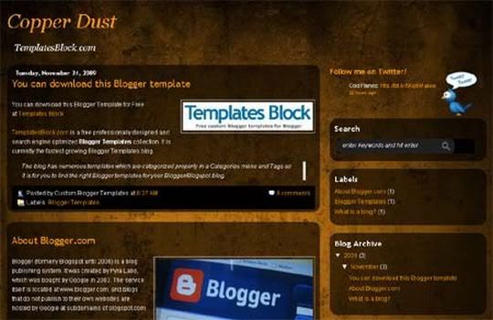 google blogger backgrounds. Dust Blogger Template is