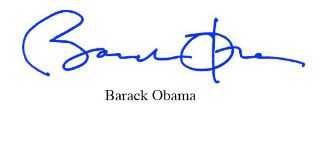 Barack Obamas Signature