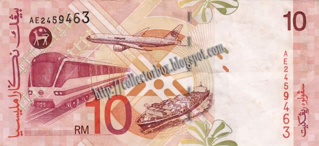 Malaysia RM 10 8th series