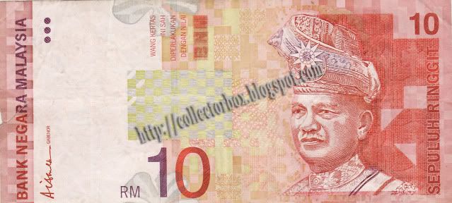 Malaysia RM 10 9th series