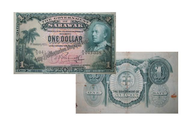Sarawak 1 dollar