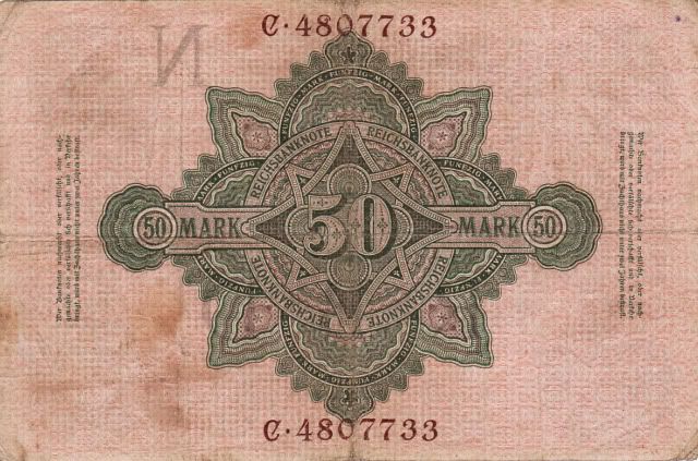 Reichbanknote 50 mark 1910