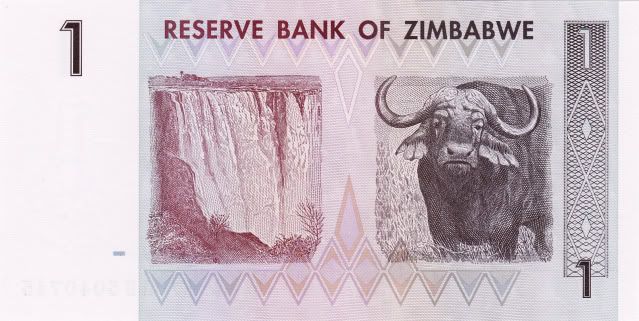 ZIMBABWE 1 DOLLAR