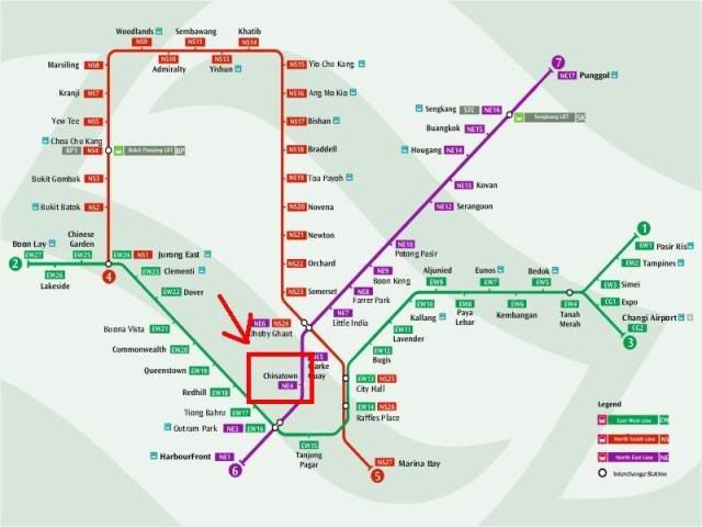 Singapore MRT maps